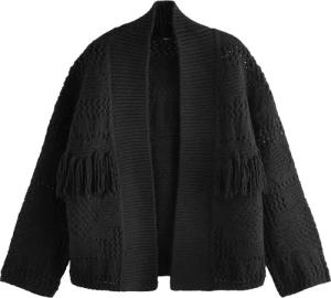 Next Strickjacke Weiche Strickjacke mit Fransen