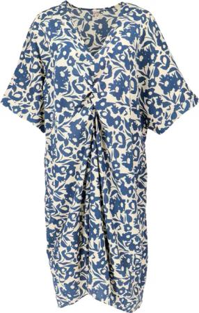 Guru-Shop Midikleid Lockeres Oversize Kaftankleid, Plus