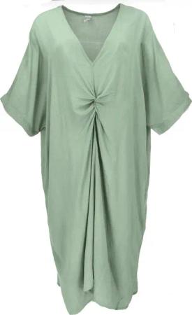Guru-Shop Midikleid Lockeres Oversize Kaftankleid, Plus