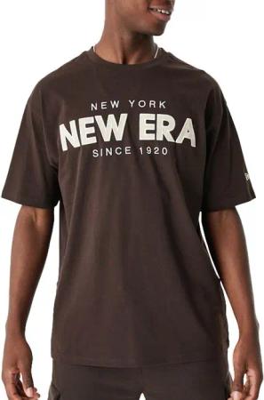New Era Print-Shirt Oversized BRAND LOGO