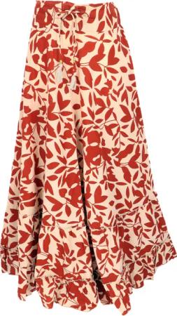 Guru-Shop Minirock Boho Maxirock aus Baumwolle,