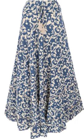 Guru-Shop Minirock Boho Maxirock aus Baumwolle,