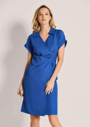 MADELEINE Etuikleid Kleid in Wickel-Optik