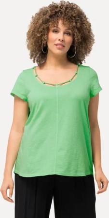 Ulla Popken T-Shirt T-Shirt Kordel A-Linie