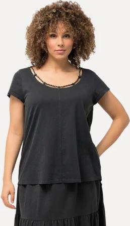 Ulla Popken T-Shirt T-Shirt Kordel A-Linie