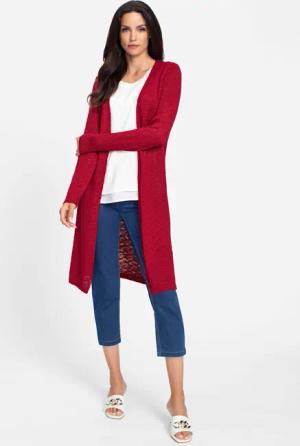 heine Strickjacke Longstrickjacke