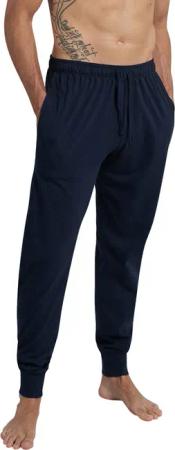 CECEBA Schlafhose CECEBA Herren Lange-Hose blau