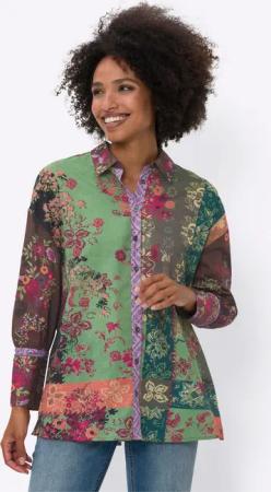 heine Klassische Bluse Druckbluse