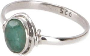 Guru-Shop Silberring Boho Silberring, filigraner Edelsteinring