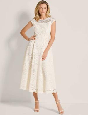 MADELEINE Maxikleid Ärmelloses Spitzenkleid