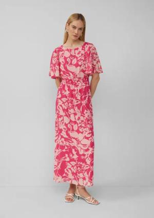 s.Oliver BLACK LABEL Maxikleid Maxikleid aus