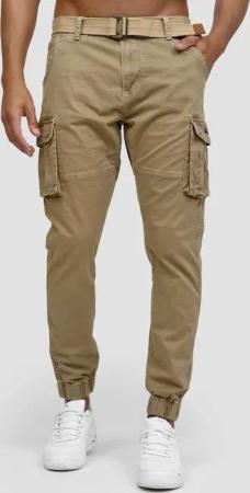 Indicode Cargohose Kerr aus elastischer Baumwoll-Qualität,