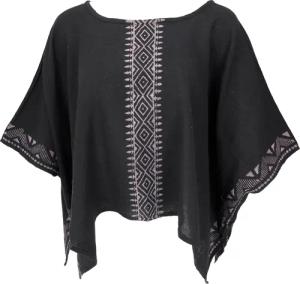 Guru-Shop Longbluse Weites Boho Blusentop mit