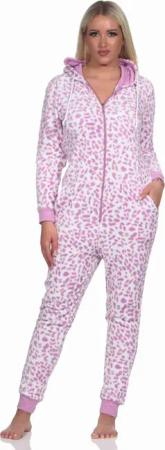 Normann Pyjama Damen Schlafanzug Einteiler Jumpsuit