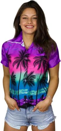 King Kameha Hawaiihemd Beach Funky Hawaiibluse
