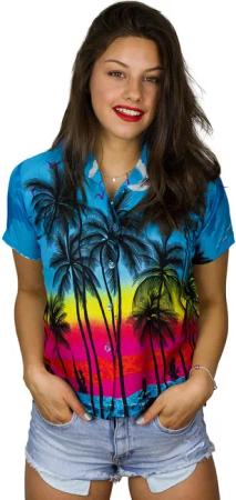 King Kameha Hawaiihemd Beach Funky Hawaiibluse