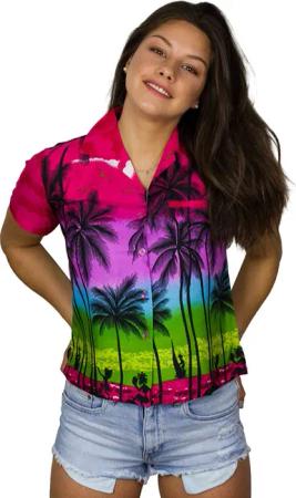 King Kameha Hawaiihemd Beach Funky Hawaiibluse