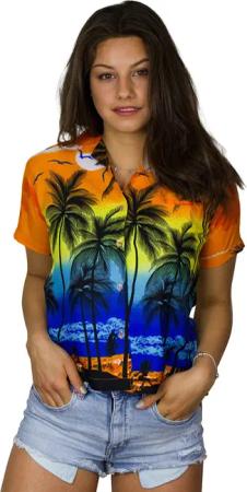 King Kameha Hawaiihemd Beach Funky Hawaiibluse