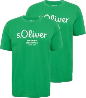 s.Oliver T-Shirt Casual (2-tlg) mit Rundhals-Ausschnitt,