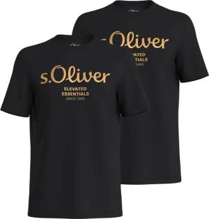 s.Oliver T-Shirt Casual (2-tlg) mit Rundhals-Ausschnitt,