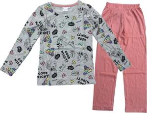 Emoji Pyjama Emoji Mädchen Einhorn Schlafanzug