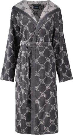 JOOP! Damenbademantel Cornflower 1646 Kapuze Velours,