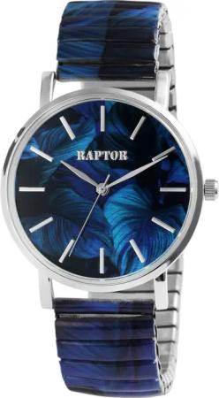 Raptor Quarzuhr Colorful Edition mit Edelstahlzugarmband,