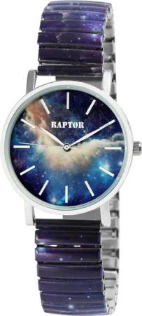 Raptor Quarzuhr Colorful Edition mit Edelstahlzugarmband,