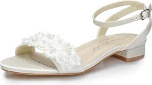 White Lady 858 ivory-sandalette Sandalette