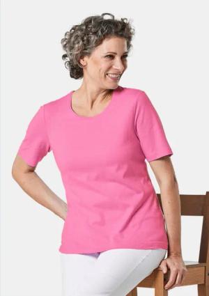 GOLDNER T-Shirt Kurzgröße: Basic T-Shirt aus