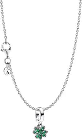 Pandora Kette mit Anhänger Vierblättriges Kleeblatt