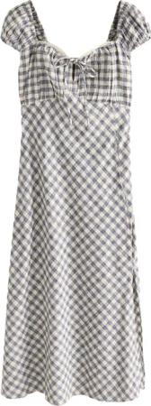 Next Midikleid Midikleid mit Puffärmeln aus