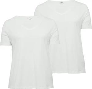 s.Oliver T-Shirt CURVE (2-tlg) V-Ausschnitt, kurzarm,