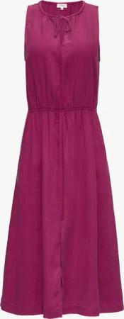 s.Oliver Maxikleid Midi-Kleid aus Lyocell mit