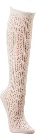 Wowerat Trachtensocken 3 Paar Häkellook-Kniestrümpfe, Trachtenkniestrümpfe