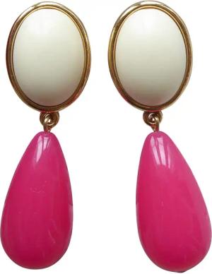 Mugello Paar Ohrstecker Viola elfenbein-pink Sommer-Ohrringe