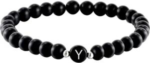 Kim Johanson Armband Initial, aus schwarzem