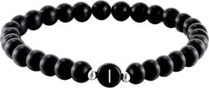 Kim Johanson Armband Initial, aus schwarzem