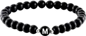 Kim Johanson Armband Initial, aus schwarzem