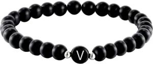 Kim Johanson Armband Initial, aus schwarzem