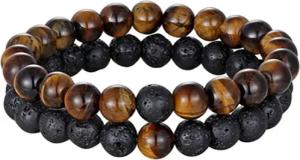 The Beauty House Armband Lavastein Naturstein