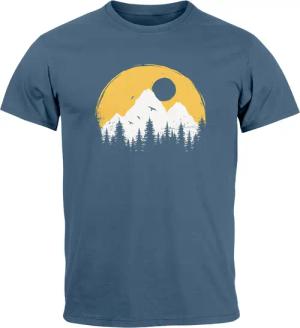 Neverless Print-Shirt Herren T-Shirt Outdoor Print