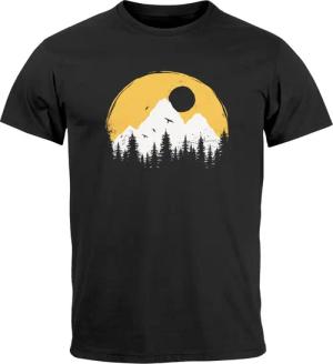 Neverless Print-Shirt Herren T-Shirt Outdoor Print