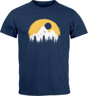 Neverless Print-Shirt Herren T-Shirt Outdoor Print
