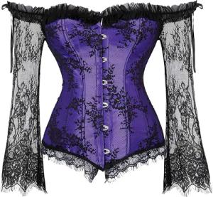 Refttenw Corsage Korsett-Oberteile für Damen mit
