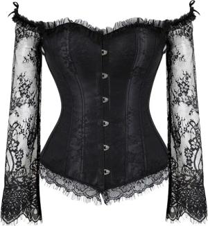Refttenw Corsage Korsett-Oberteile für Damen mit