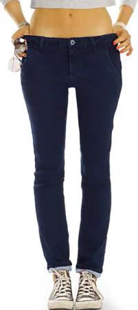 be styled Chinohose Chinos, hüftige Stoffhosen,