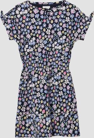 s.Oliver Minikleid Kurzes Kleid mit All-over-Print