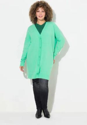 Ulla Popken Strickjacke Strickjacke Boxy Fit