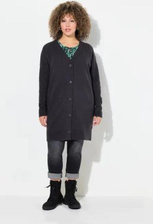 Ulla Popken Strickjacke Strickjacke Boxy Fit